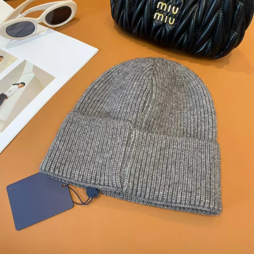 Celine Logo-Embellished Ribbed Knit Beanie White - 5