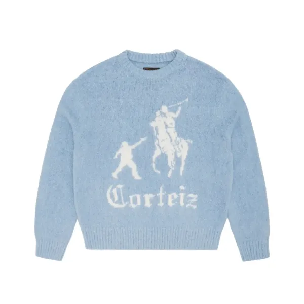 Ralph Lauren x Cortez Knit Sweater Light Blue - 1