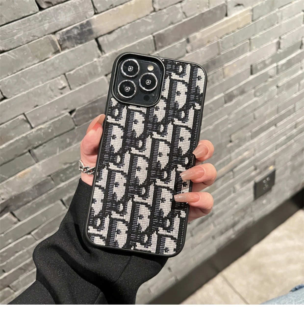 Dior Fabric iPhone Phone Case photo 8