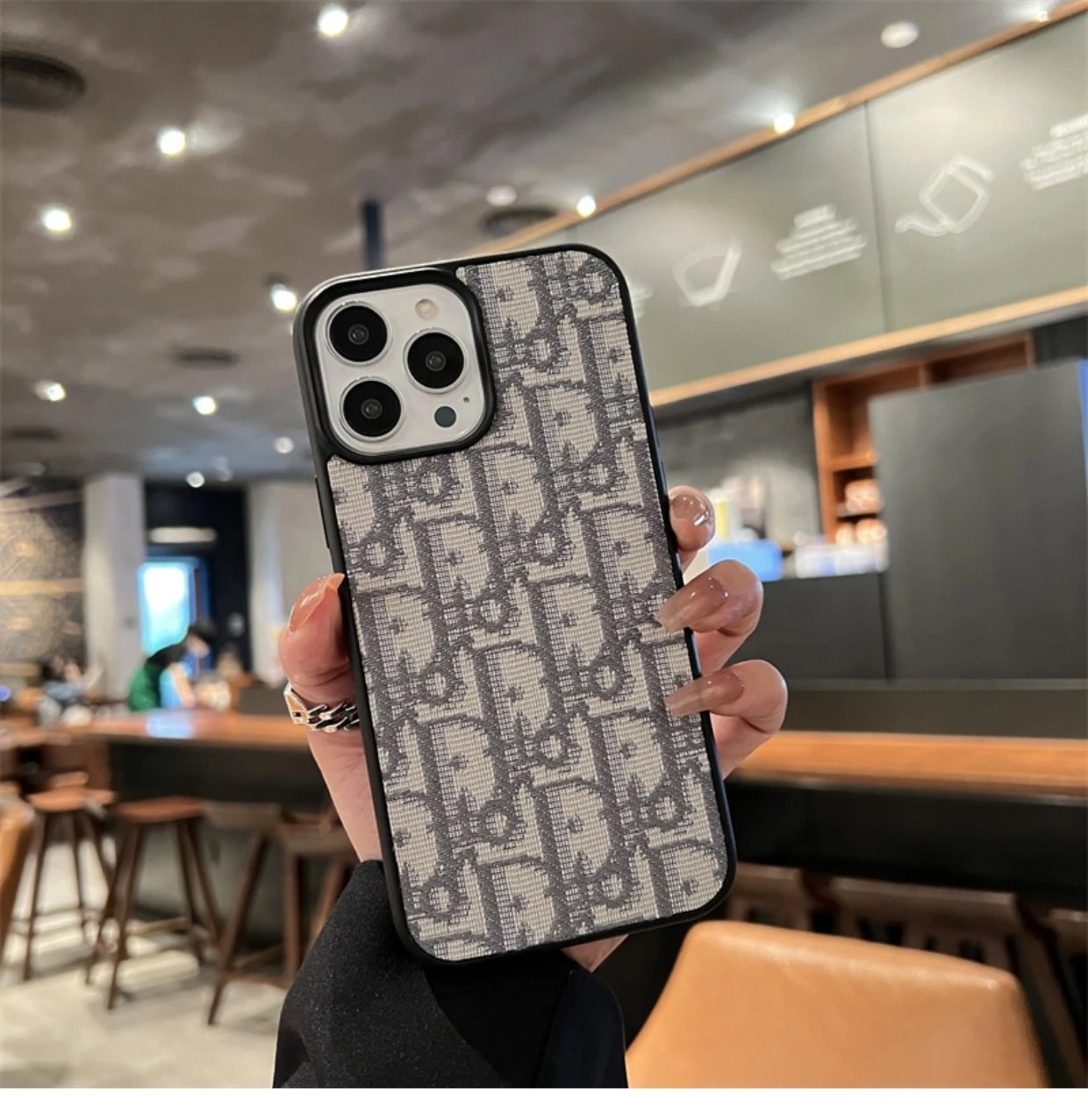 Dior Fabric iPhone Phone Case photo 5