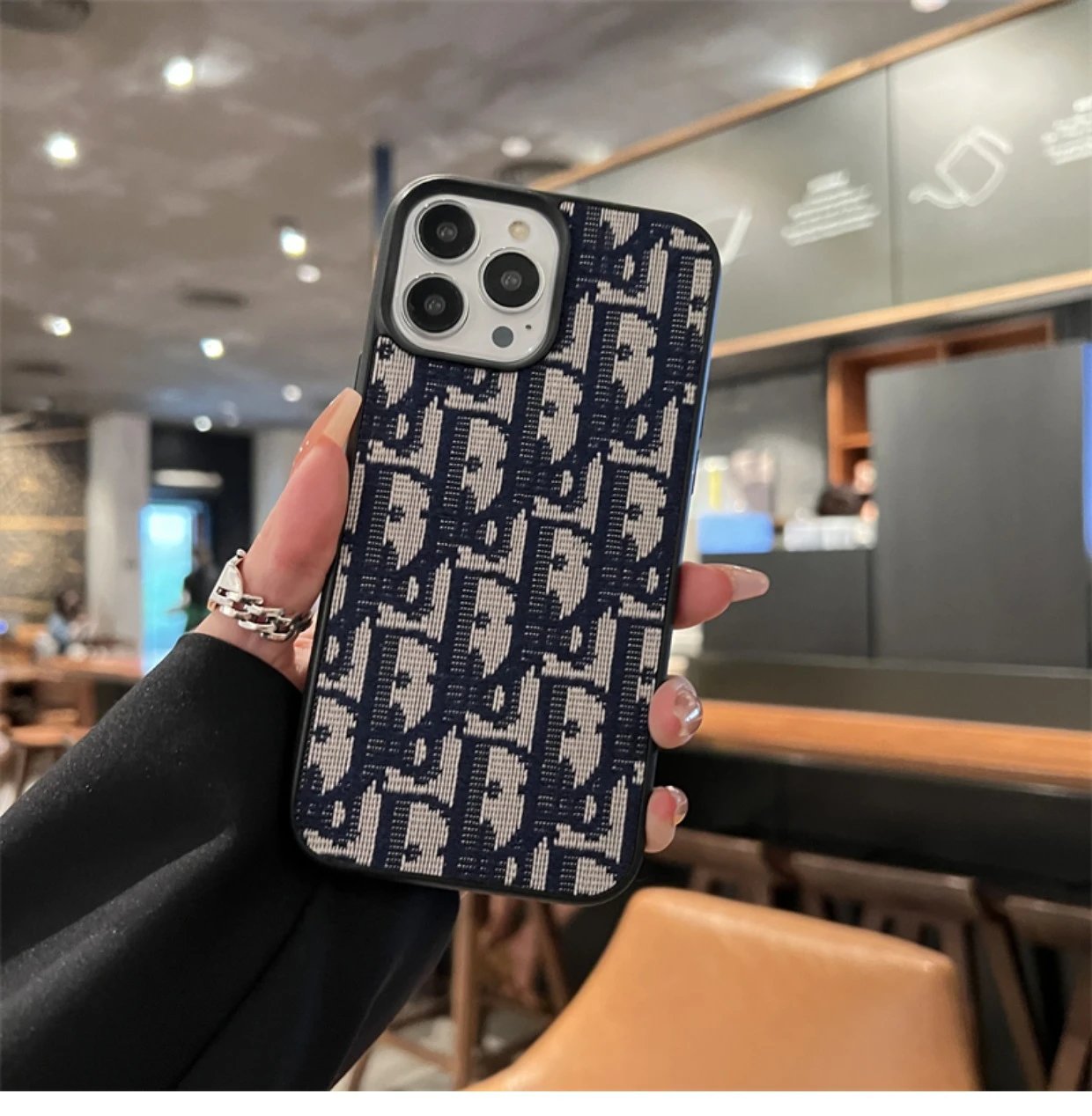 Dior Fabric iPhone Phone Case photo 6