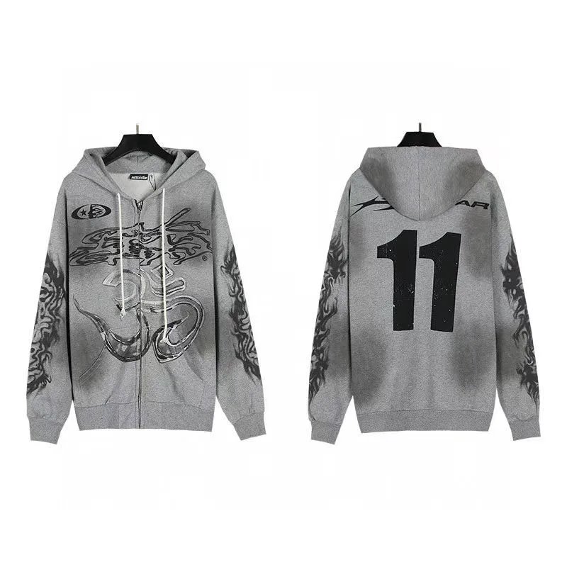Hellstar Zip Hoodie Washed photo 8