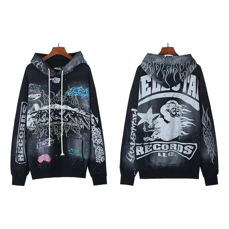 Hellstar Zip Hoodie Washed photo 2