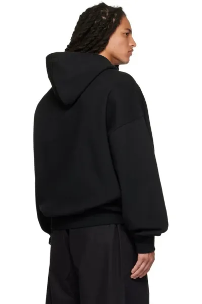 Fear of God Essentials Arch Logo Black Crewneck Sweatshirt - 5