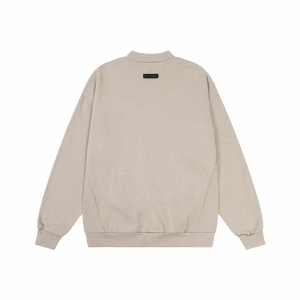 Fear of God Essentials Arch Logo Black Crewneck Sweatshirt - 45