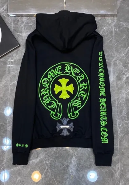 Chrome Hearts Cross Motif Hoodie White - 9