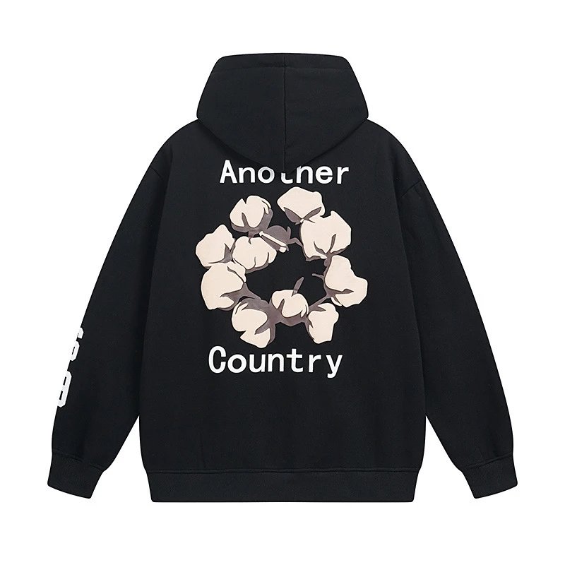 Cactus Plant Flea Market x Denim Tears Smiley Hoodie Black - 5