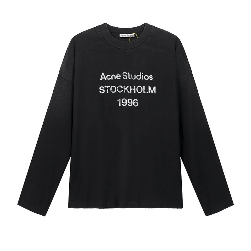 1996 High Street Long Sleeve Loose Couple Cross border T-shirt+Whatsapp853 68621374