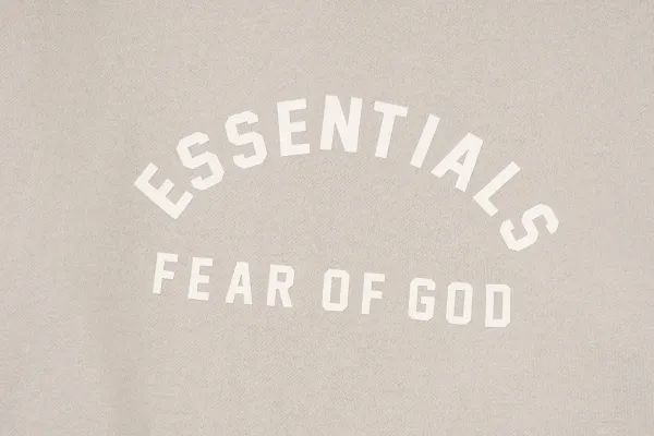Fear of God Essentials Arch Logo Black Crewneck Sweatshirt - 19