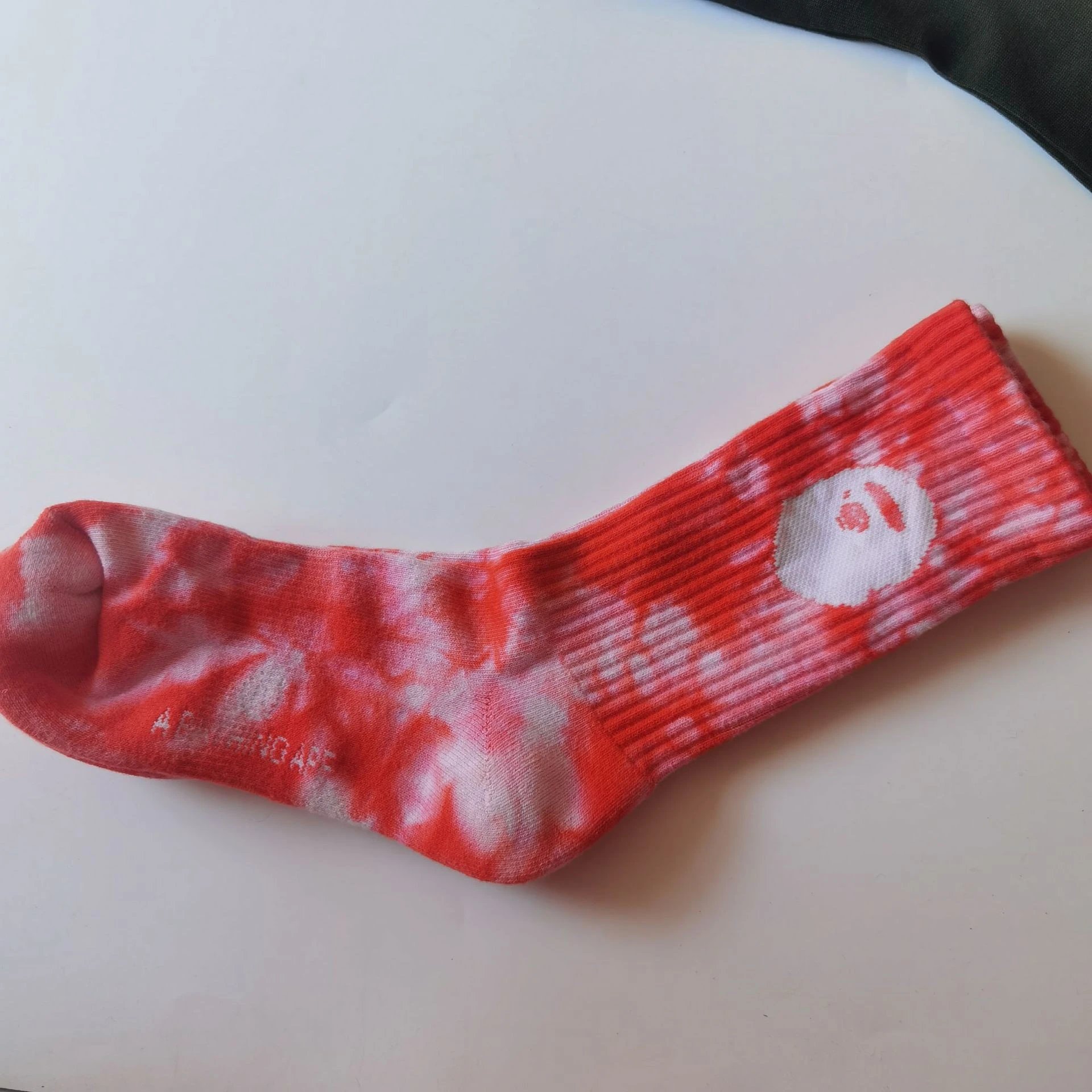 Bape Ape Head Tie-Dye Towel Sole High Socks photo 3