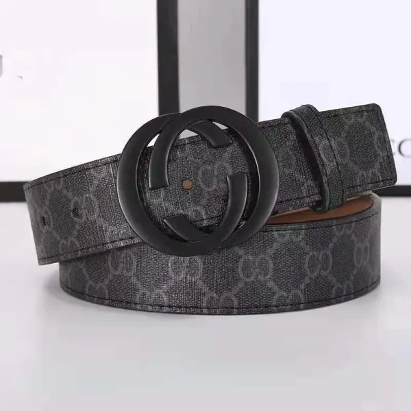 Gucci GG Marmont Canvas Belt Black - 1