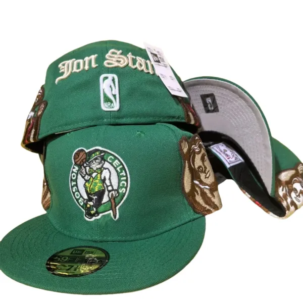New Era x Boston Celtics Jon Starks 59FIFTY Green Snapback Hat - 1