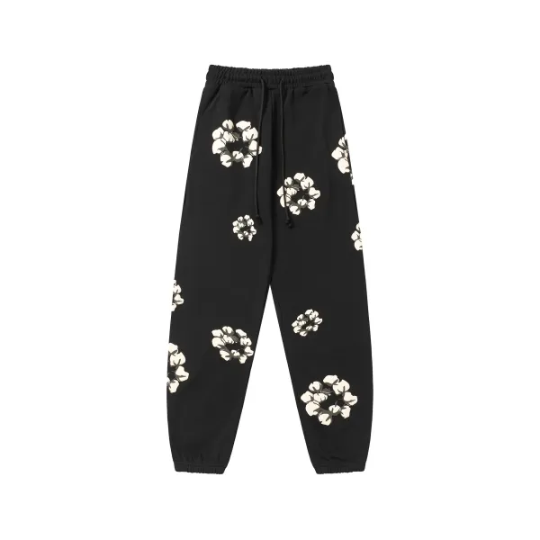 Gucci Cotton Poppy-Print Sweatpants Red - 23