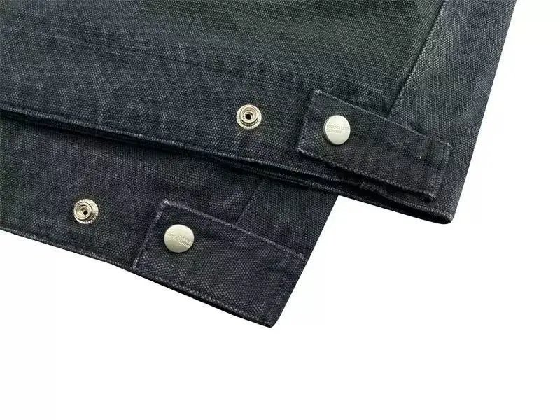 Enfants Riches Déprimés Distressed Denim Work Jacket Black - 11