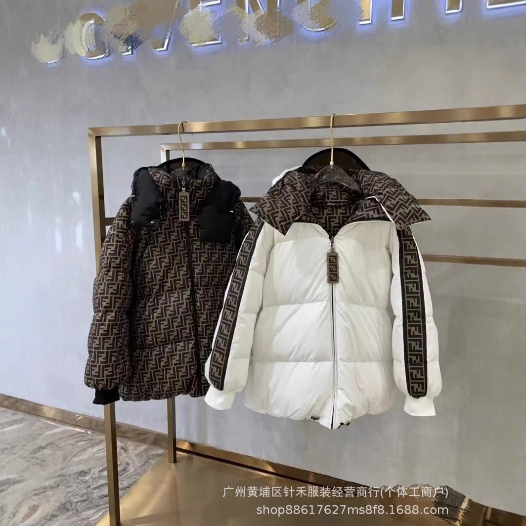 Reversible Hooded Cotton Jacket