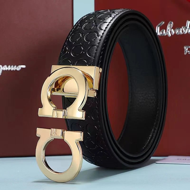 Leather Belt with Figure-8 Buckle photo 2