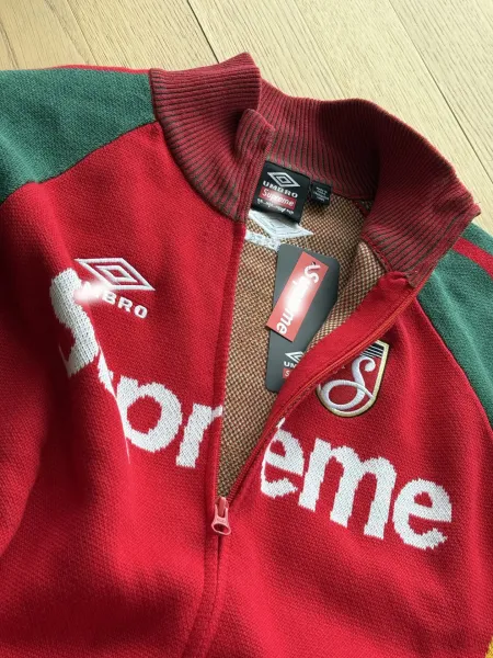 Umbro Retro Football Jersey Sweater Red Green Multicolor - 18