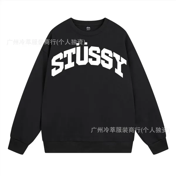 Stüssy Arch Logo Black Hoodie - 1