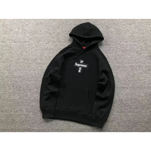 Supreme Box Logo Hoodie Black - 1