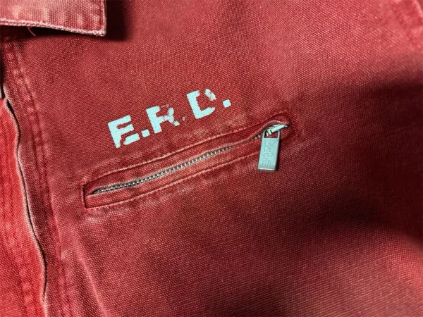 E.R.D. Distressed Red Workwear Jacket - 18