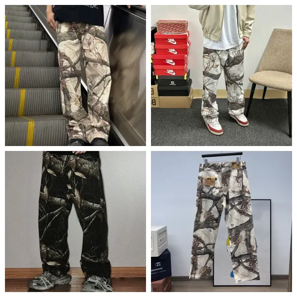 Stüssy x Big Dl Jeans Leopard Print Gradient Washed Denim Jeans - 33