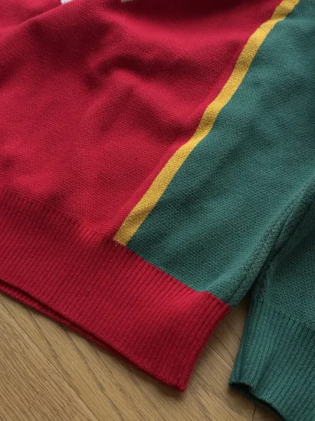 Umbro Retro Football Jersey Sweater Red Green Multicolor - 21