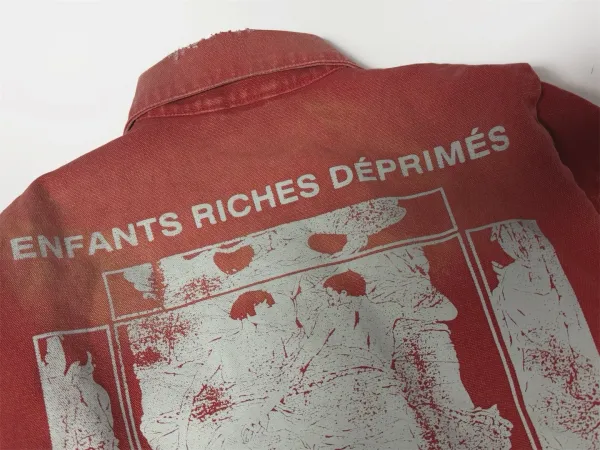 E.R.D. Distressed Red Workwear Jacket - 19