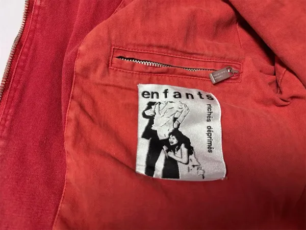 E.R.D. Distressed Red Workwear Jacket - 16