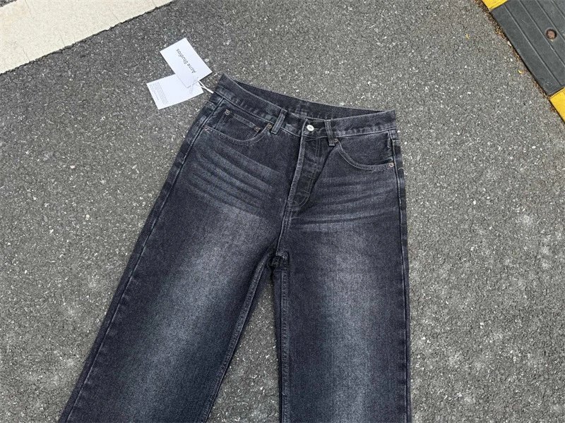 Customized Distressed Chain-Adorned Wide-Leg Jeans - 8