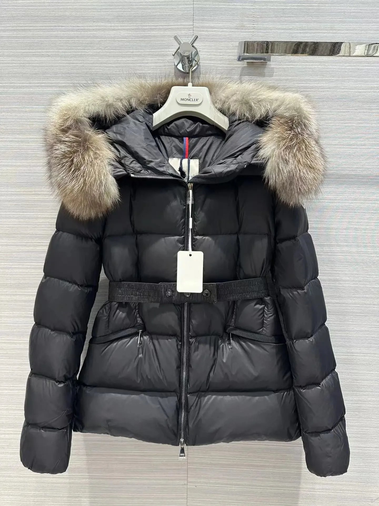 Moncler Maya Black Glossy Down Jacket - 12
