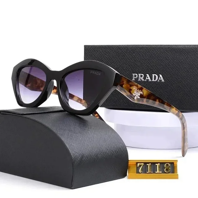 Prada Eyewear Sunglasses with round or geometric metal frames product detail image 21