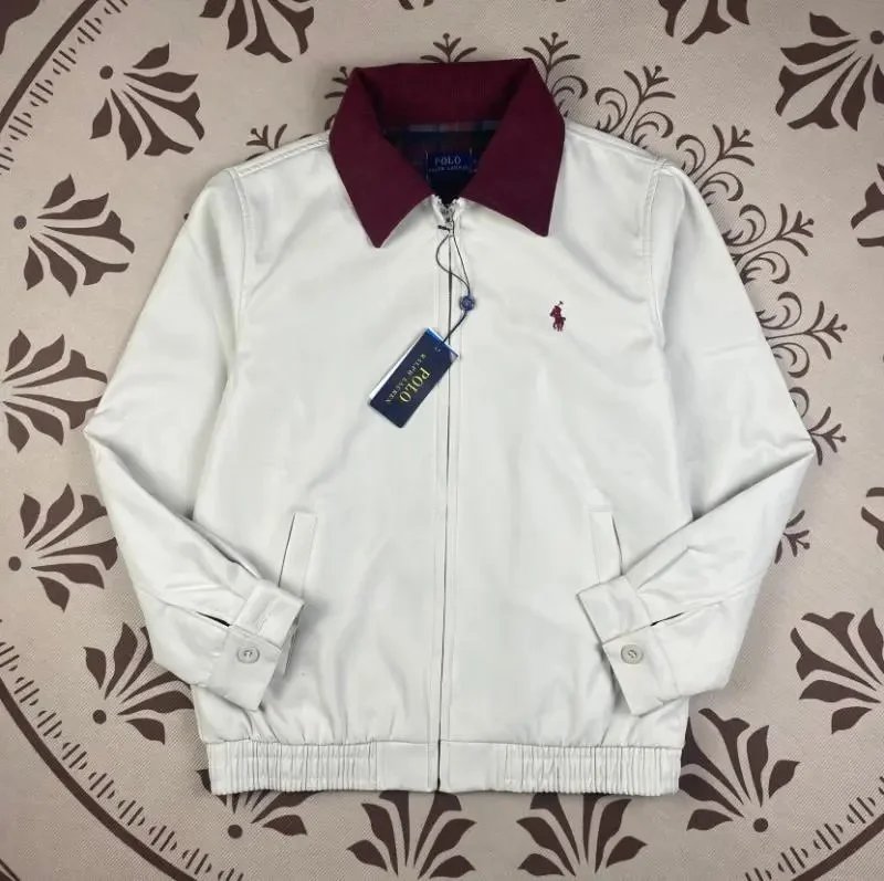 Polo Ralph Lauren Jackets Zip-Front Logo-Embroidered Jacket — DDSTD-JK-0009