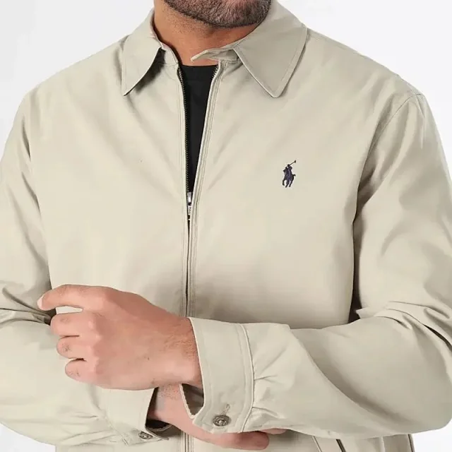 Polo Ralph Lauren Jackets Zip-Front Logo-Embroidered Jacket product detail image 3