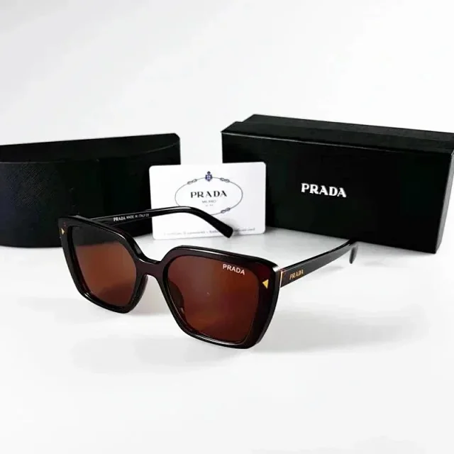 Prada Eyewear Sunglasses with round or geometric metal frames product detail image 18