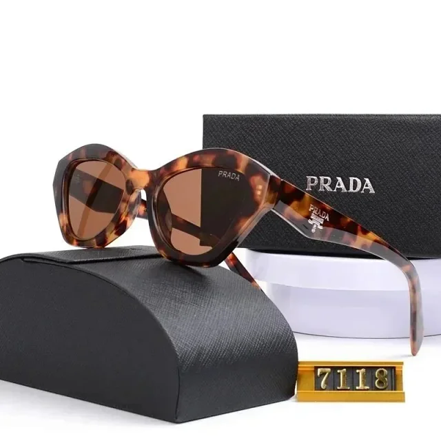 Prada Eyewear Sunglasses with round or geometric metal frames product detail image 22