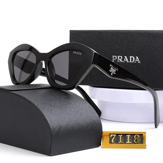 Prada Eyewear Sunglasses with round or geometric metal frames product detail image 19
