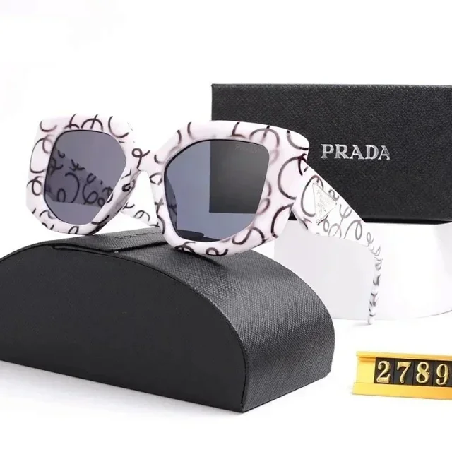 Prada Eyewear Sunglasses with round or geometric metal frames product detail image 26