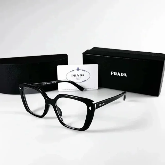 Prada Eyewear Sunglasses with round or geometric metal frames product detail image 14