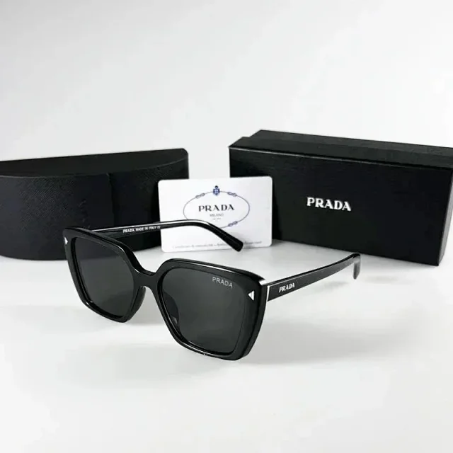 Prada Eyewear Sunglasses with round or geometric metal frames product detail image 13