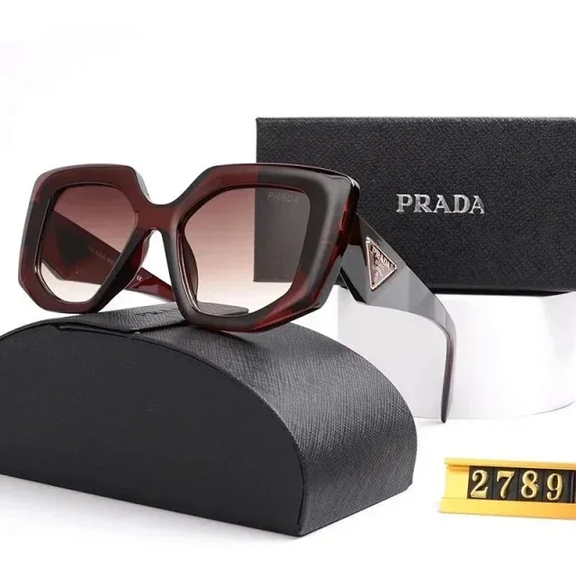 Prada Eyewear Sunglasses with round or geometric metal frames product detail image 30