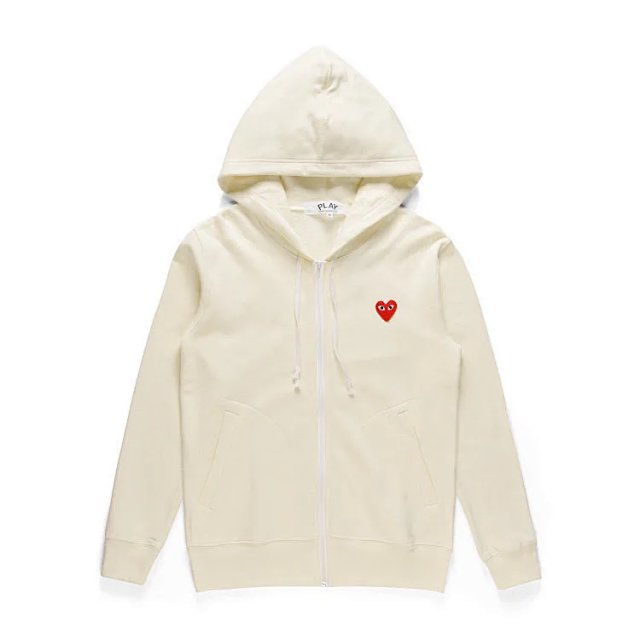 CDG Comme Des Garcons Play Zip Hoodie: seller detail photo 1