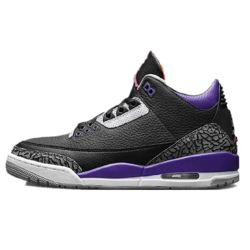 Air Jordan 3 'Black/Purple'