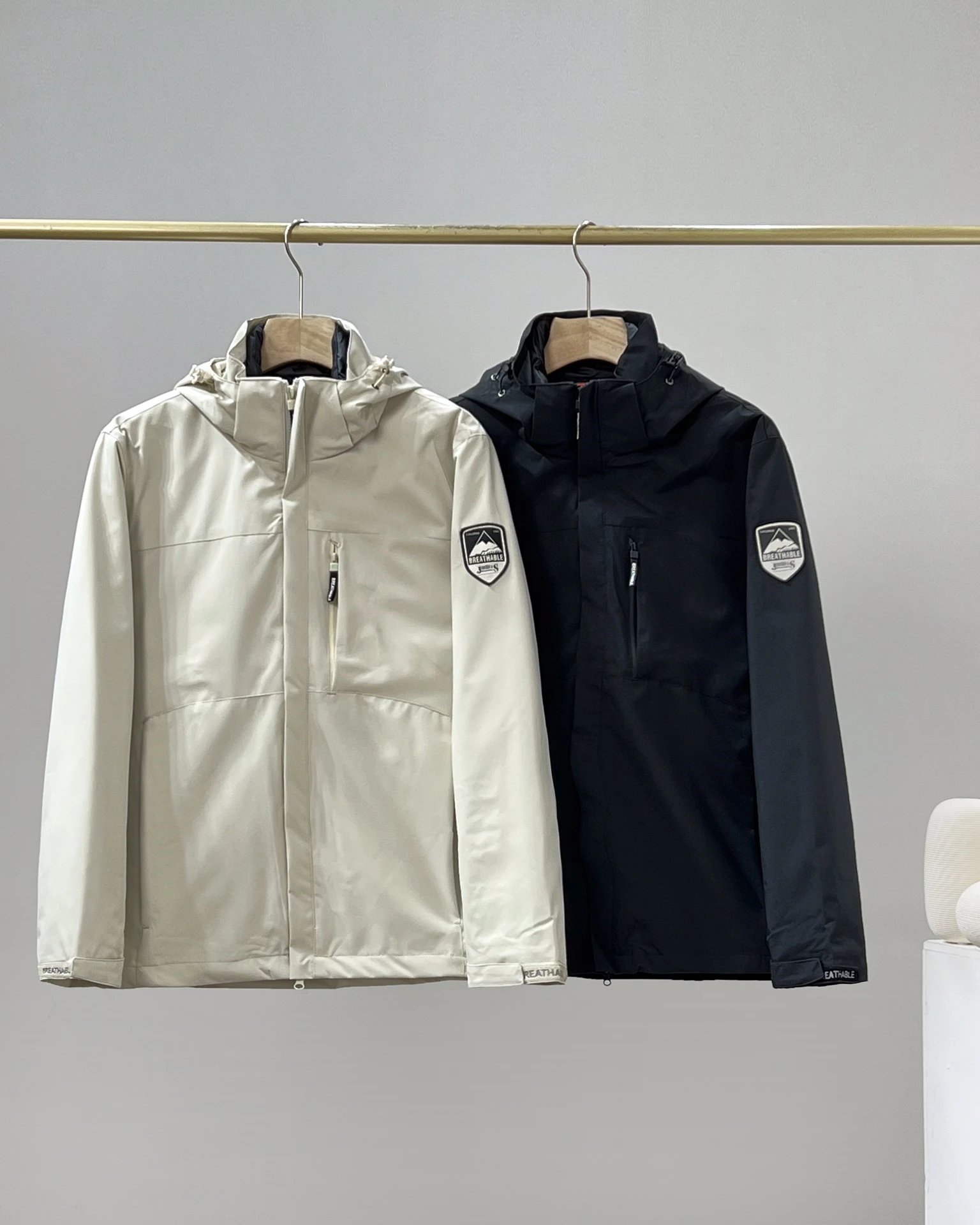 Autumn Winter Outdoor Three-in-One Quilted Jacket
