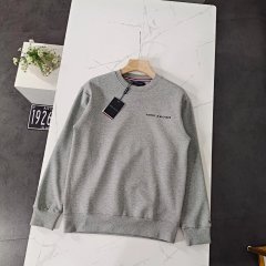 Final Few Left! In Stock & Free Shipping - Premium Ultra-Soft Mink Fleece 500g! Lao Tang Men's Winter Classic New Style Small Logo Letter Embroidery Lined Crew Neck Sweatshirt.