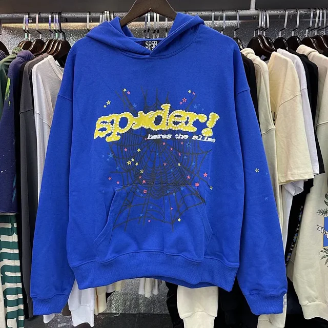 Sp5der Hoodies & Sweatshirts Spiderweb Graphic Hoodie product detail image 13