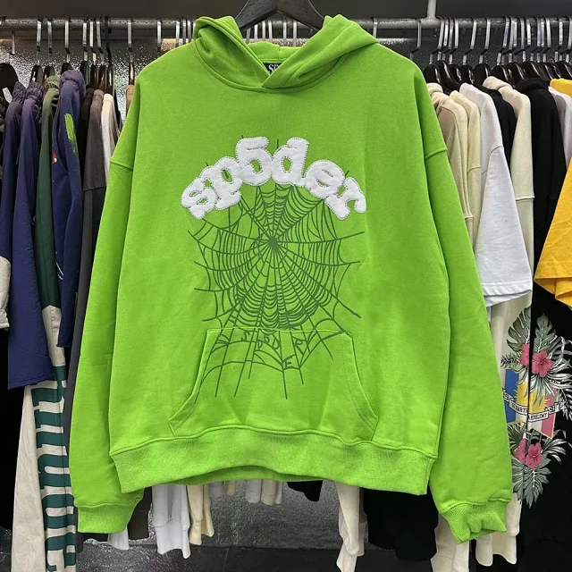 Sp5der Hoodies & Sweatshirts Spiderweb Graphic Hoodie product detail image 11