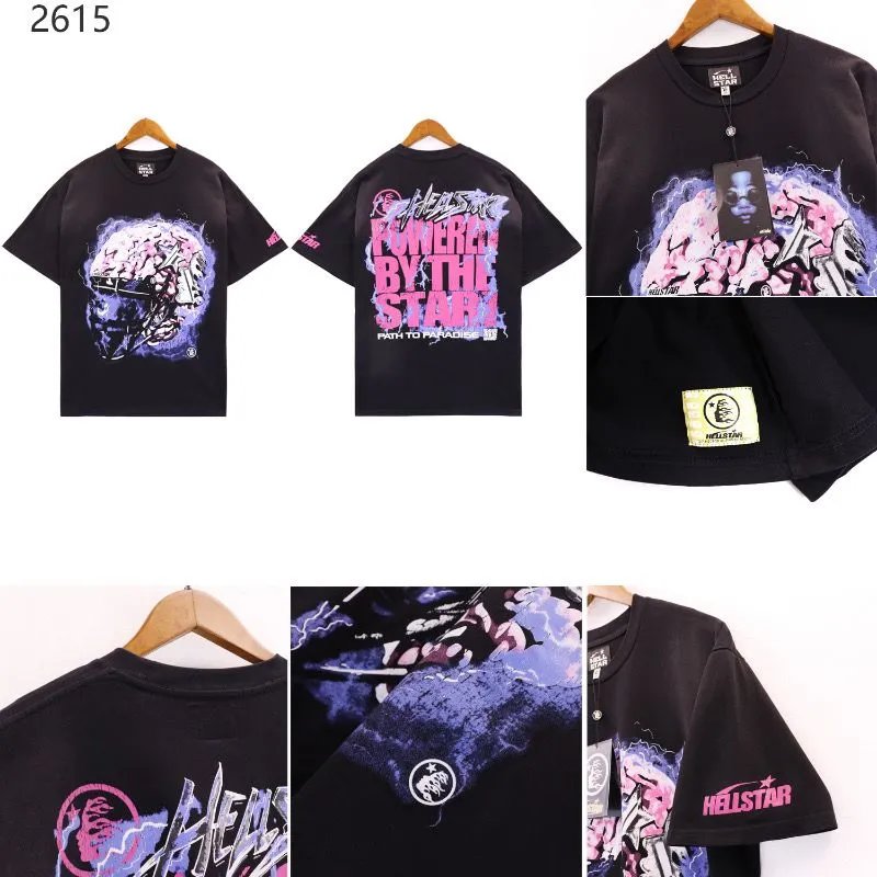 Hellstar Powered By The Stars Black Graphic T-Shirt - 21