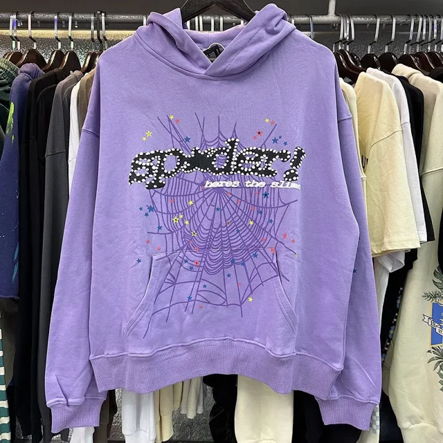 Sp5der Hoodies & Sweatshirts Spiderweb Graphic Hoodie product detail image 14