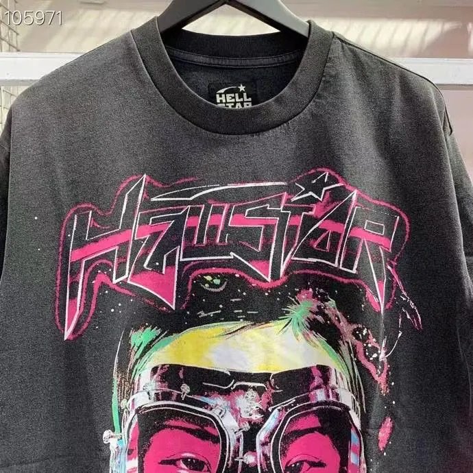 Hellstar Powered By The Stars Black Graphic T-Shirt - 37