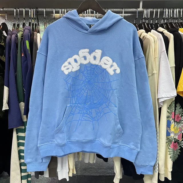 Sp5der Hoodies & Sweatshirts Spiderweb Graphic Hoodie product detail image 12